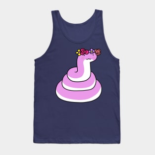 Flower Crown Snake Tank Top